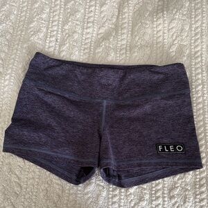Fleo Women's Dark Purple Athletic Shorts size L